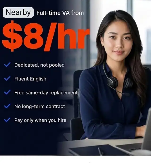 Virtual Assistant for only $8/hr - Admin Assistant!!