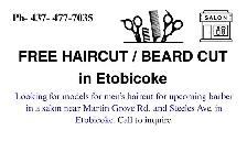 Free haircut
