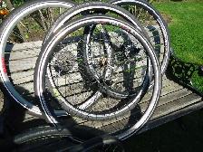 700 C Bike Wheels, with Tubes and Tires