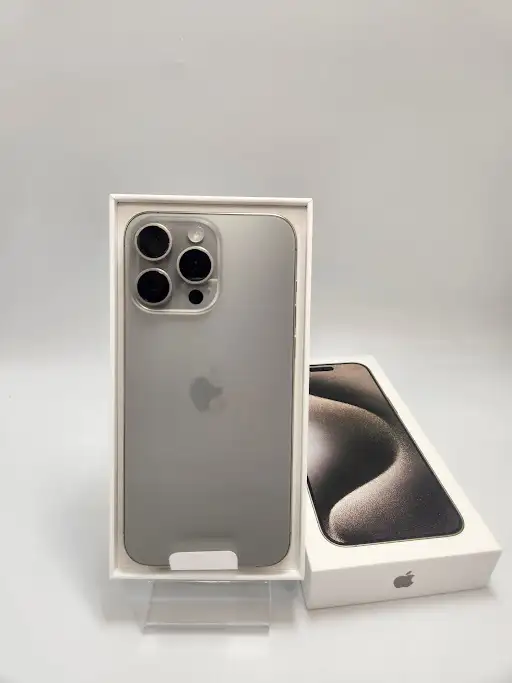 iPhone 15ProMax 256gb 85% Natural Titanium 3 Months Warranty