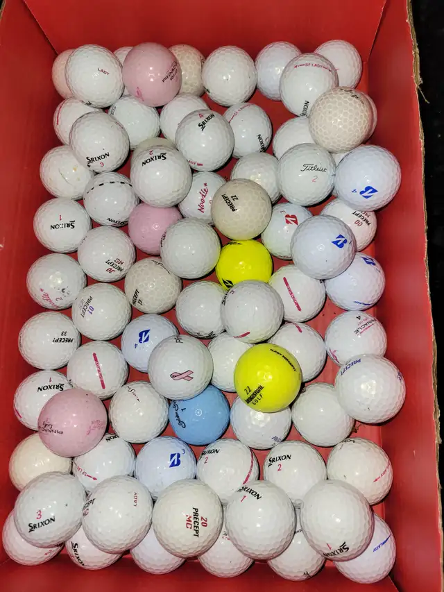 Amazing Lady’s used golf balls: $6/dozen