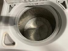 Laveuse sécheuse top load blanches grande capacité Maytag - Photo 3