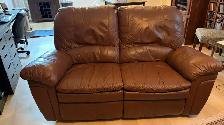 Causeuse et sofa en cuir ELRAN