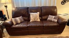 Causeuse et sofa en cuir ELRAN - Photo 4