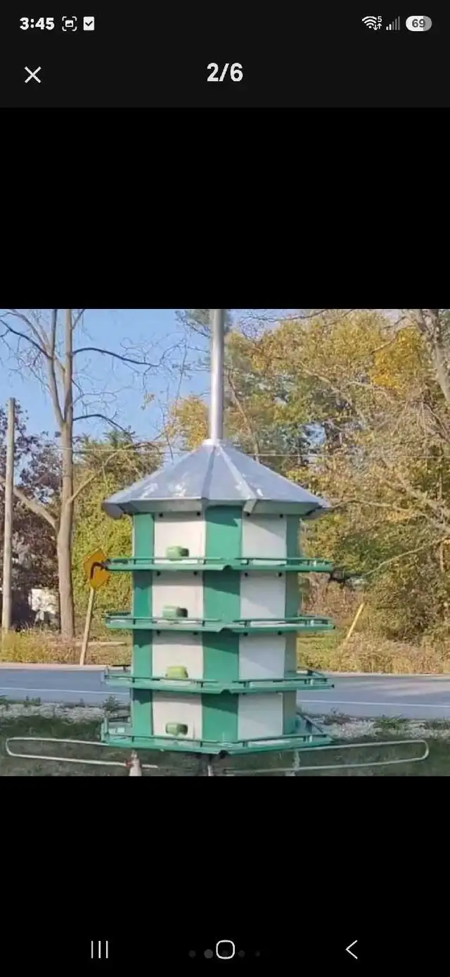 PURPLE MARTIN 'TRIO ALUMINUM' BIRDHOUSE FOR SALE
