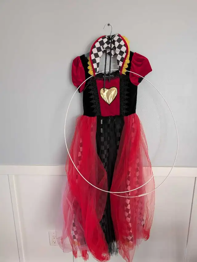 costume reine de coeur - enfants 10-12 ans