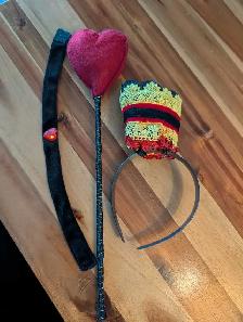costume reine de coeur - enfants 10-12 ans - Photo 3