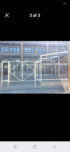 GARBAGE ENCLOSURE  CUSTOM GALVANIZED STEEL MADE