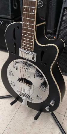 Guitare à Resonateur électro acoustique - Photo 2