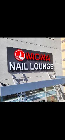 SPA SALON NAIL BEAUTY LOUNGE SIGN