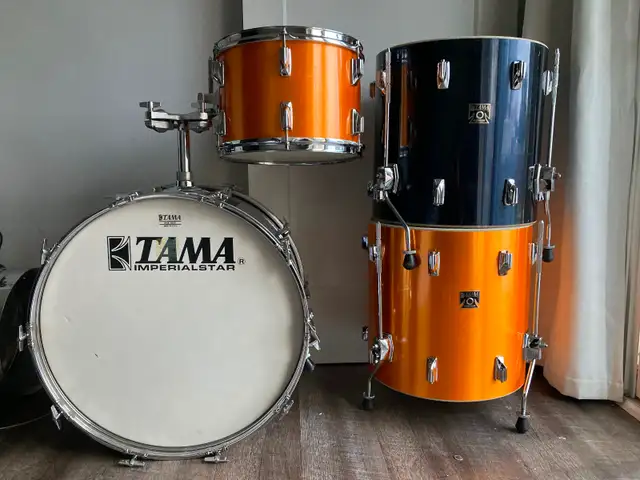 70’s Tama 13"   16" Toms - Metallic Gold