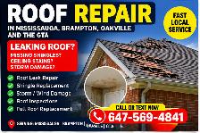 Roof Repair Mississauga | Roof Leak, Shingles, Replacement