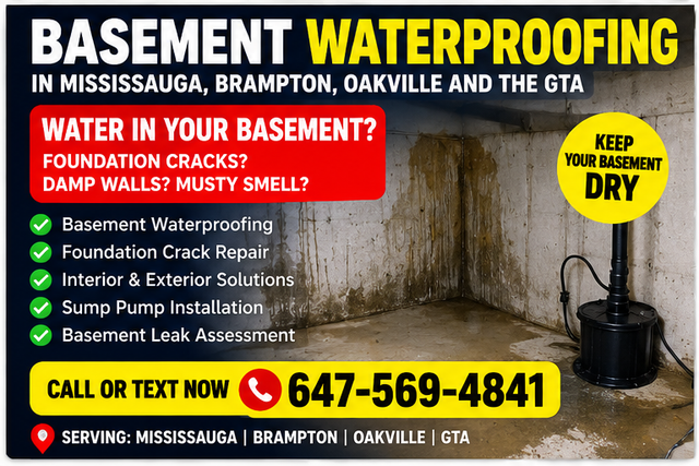 Basement Waterproofing Mississauga | Foundation Crack