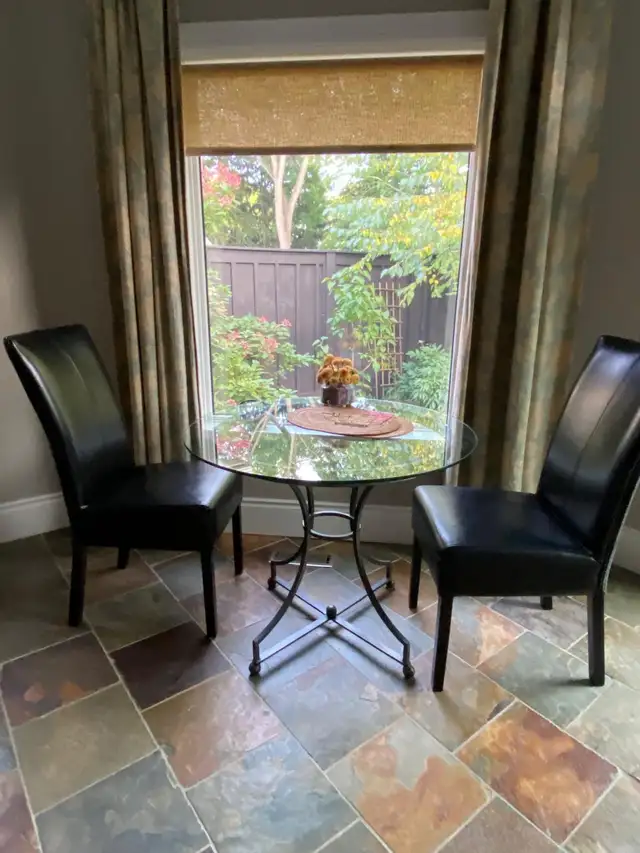 glass table