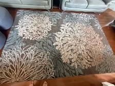 Grey Leather Sofa Set with matching Carpet - Photo 8
