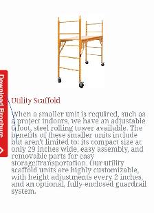 Utility. Scaffold 4 sale
