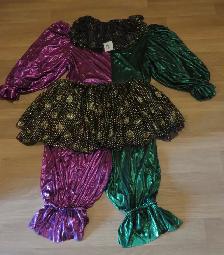 COSTUME HALLOWEEN CLOWN FEMININ 1 MORC PORTE 1 FOIS TB ETAT