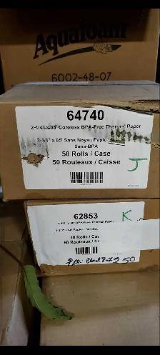 Brand New Debit Cash register thermal paper rolls.