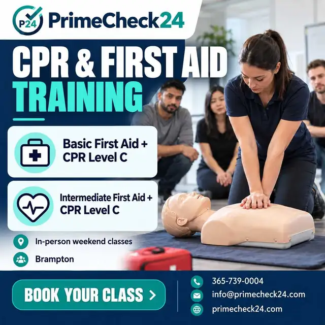 CPR and First Aid Training | Basic $80 | Intermediate $90