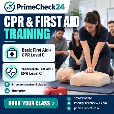 CPR and First Aid Training | Basic $80 | Intermediate $90