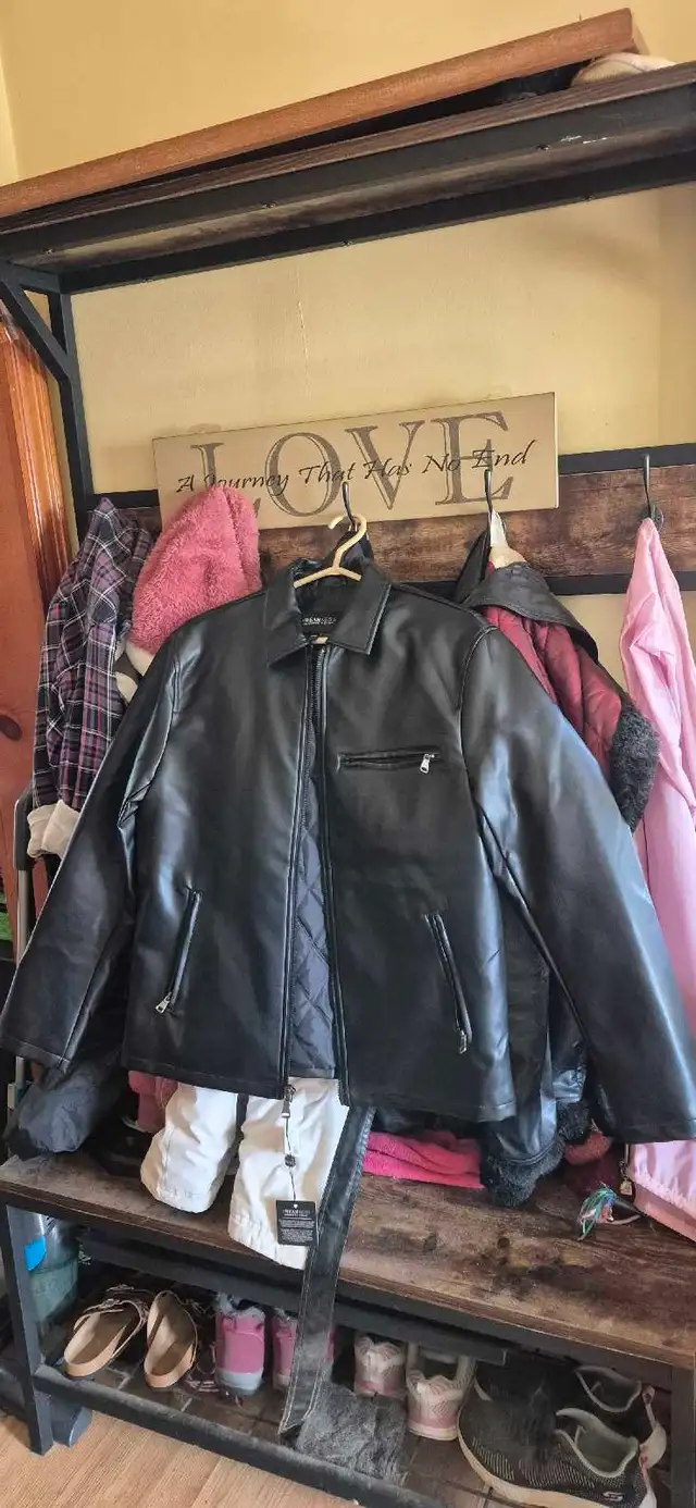 Leather-like jacket MM