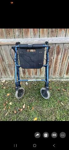 walker with brake