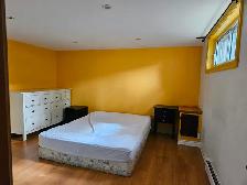 À LOUER GRAND 3 ½ DEMI-SOUS-SOL, SEMI-MEUBLÉ, RÉNOVÉ, 990 $