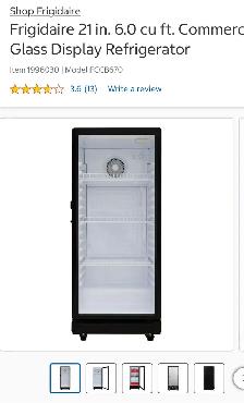 FRIGIDAIRE 21 in. 6.0cu ft Commercial Glass Display Refrigerator - Photo 2
