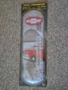 Chevy Metal Sign Thermometer - Photo 4