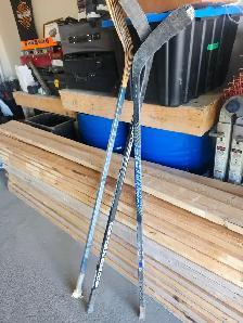 3 hockey sticks for sale