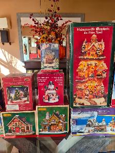 14 LIGHT  UP CHRISTMASVILLAGES sti in the boxes! Take all $100 - Photo 3