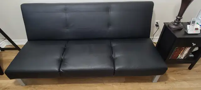 Click-clack sofa bed