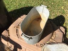 Vintage Galvanized metal boiler tub- Halloween - Photo 4