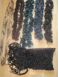HALLOWEEN 6 BOAS DIFF COULEURS NEUF