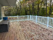 PVC white deck rails for sale - Photo 3