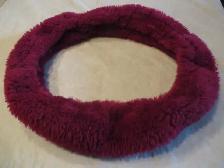 HOUSSE ROUGE EN PELUCHE NEUVE POUR VOLANT