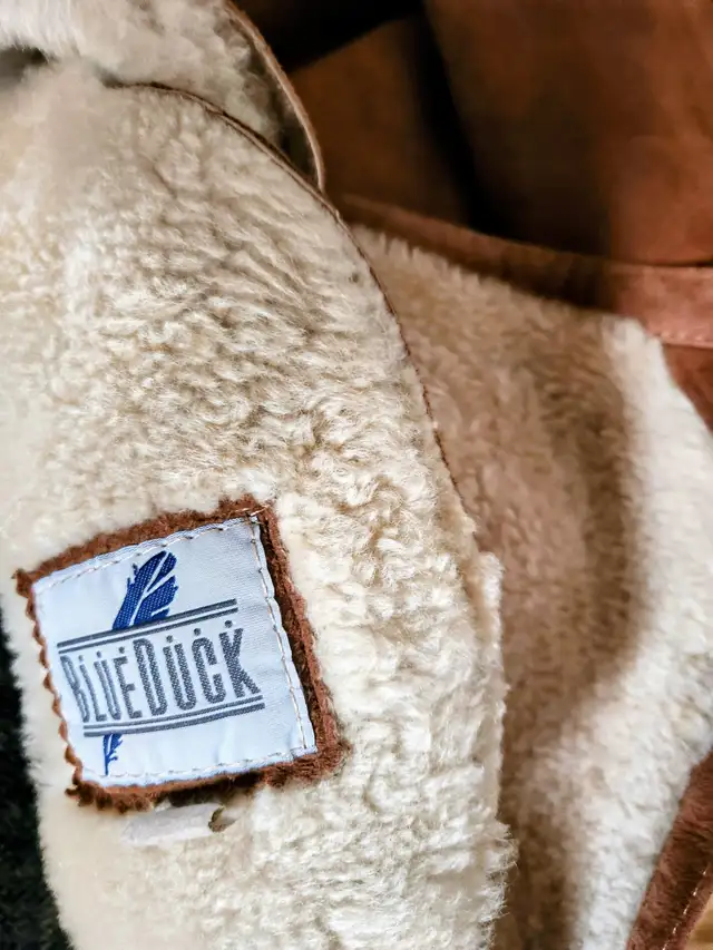 manteau en mouton véritable