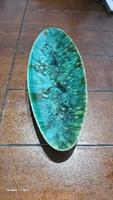 Beau centre de table en céramique vintage de Beauce Canada 65