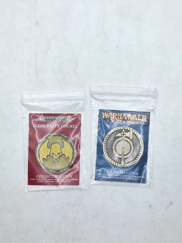 Warhammer AoS Oldworld 2 Collector Coins 15$ Each