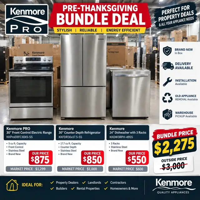Kenmore Pro Appliance Bundle