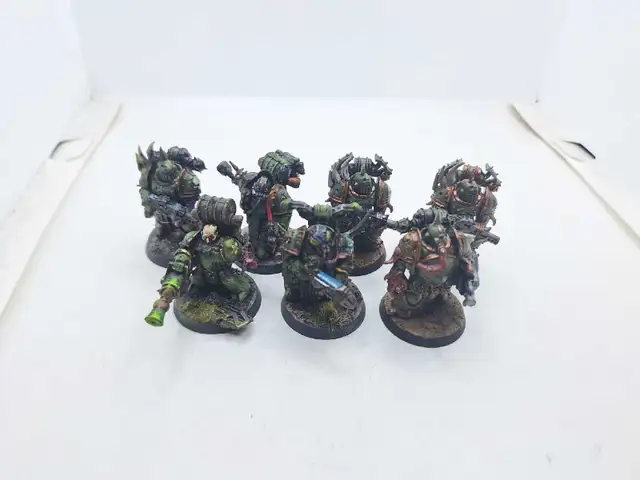 Warhammer 40k Second set Deathguard Battle Ready Plauge Marines