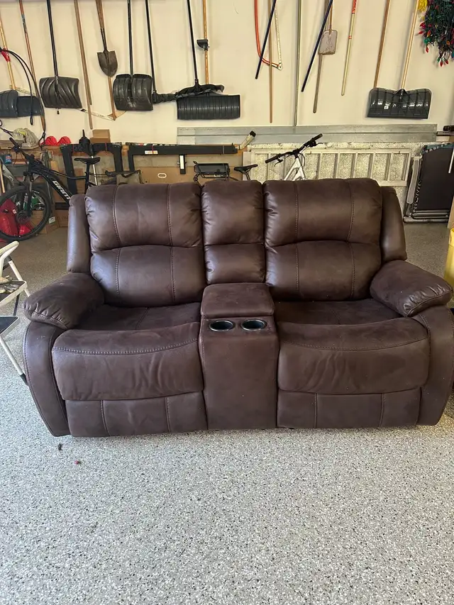 Top Grain Leather Reclining Home Theatre Seating