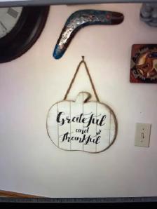 "Grateful and Thankful" Pumpkin Wall Decor ! - Photo 2