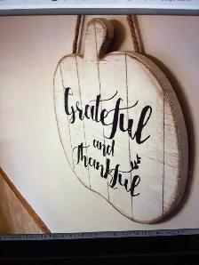 "Grateful and Thankful" Pumpkin Wall Decor ! - Photo 4