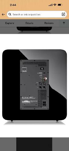 Home Theatre  SVS SB5000 R/Evolution Subwoofer - Photo 4