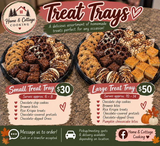 Homemade party trays