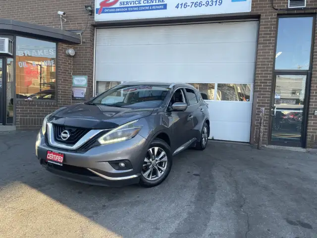 2018 NISSAN MURANO SL-AWD-PANO SUNROOF-FULLY LOADED CERTIFIED