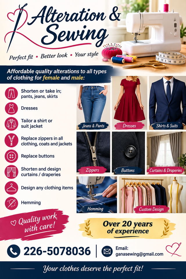 Tailor & Alterations