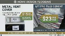 Construction Essentials: Floor Metal Vents Cover & Tile Cement