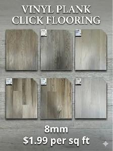 Vinyl Plank Click, Laminate, Engineered Hardwood, Porcelain - Photo 4